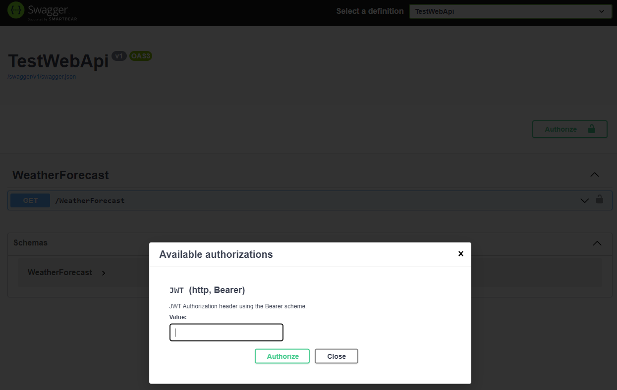 Configuring Swagger in .Net 6 with JWT and API Key Authentication